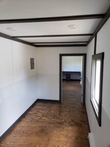 Interior of 40 Foot Portable Office
